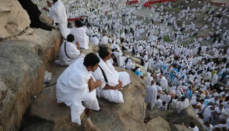 الحجاج يؤدون الركن الأعظم في جبل عرفات (الأوروبية)