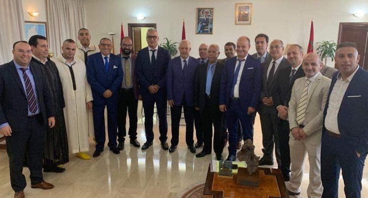 صورة من الأرشيف لمكتب إتحاد طنجة