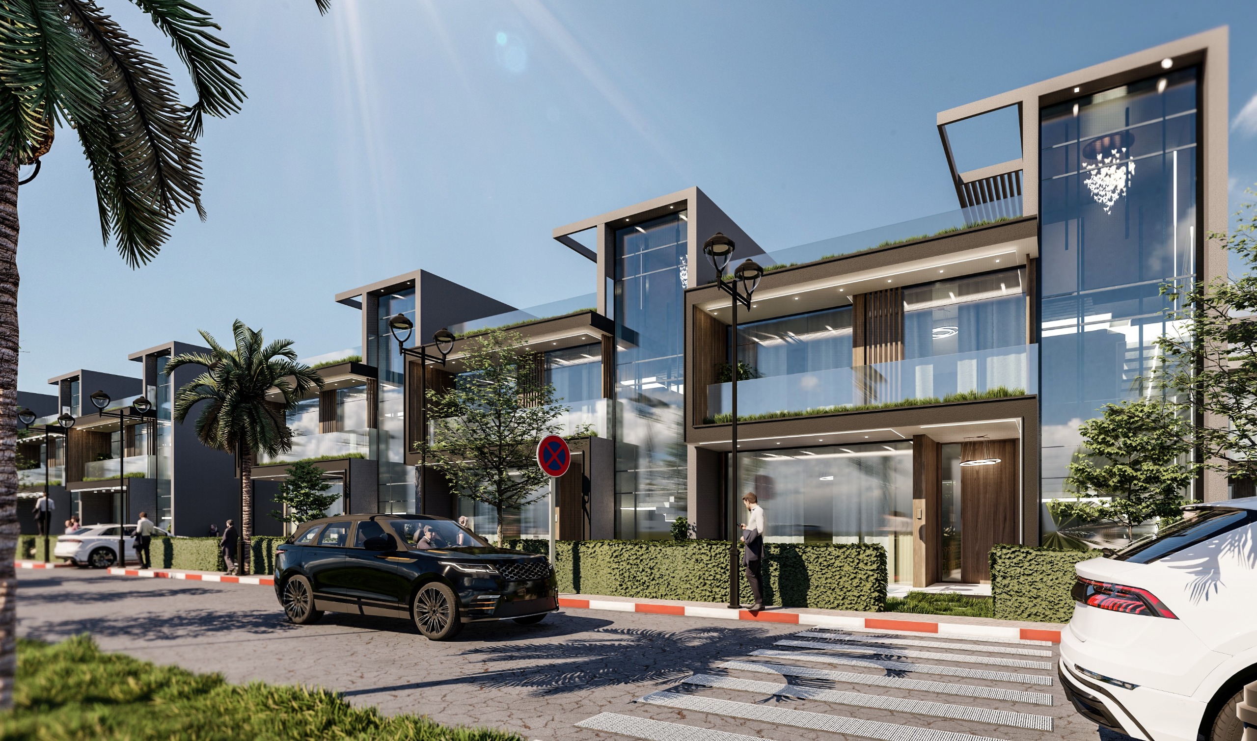 Piscine à débordement de la résidence Marina Vista