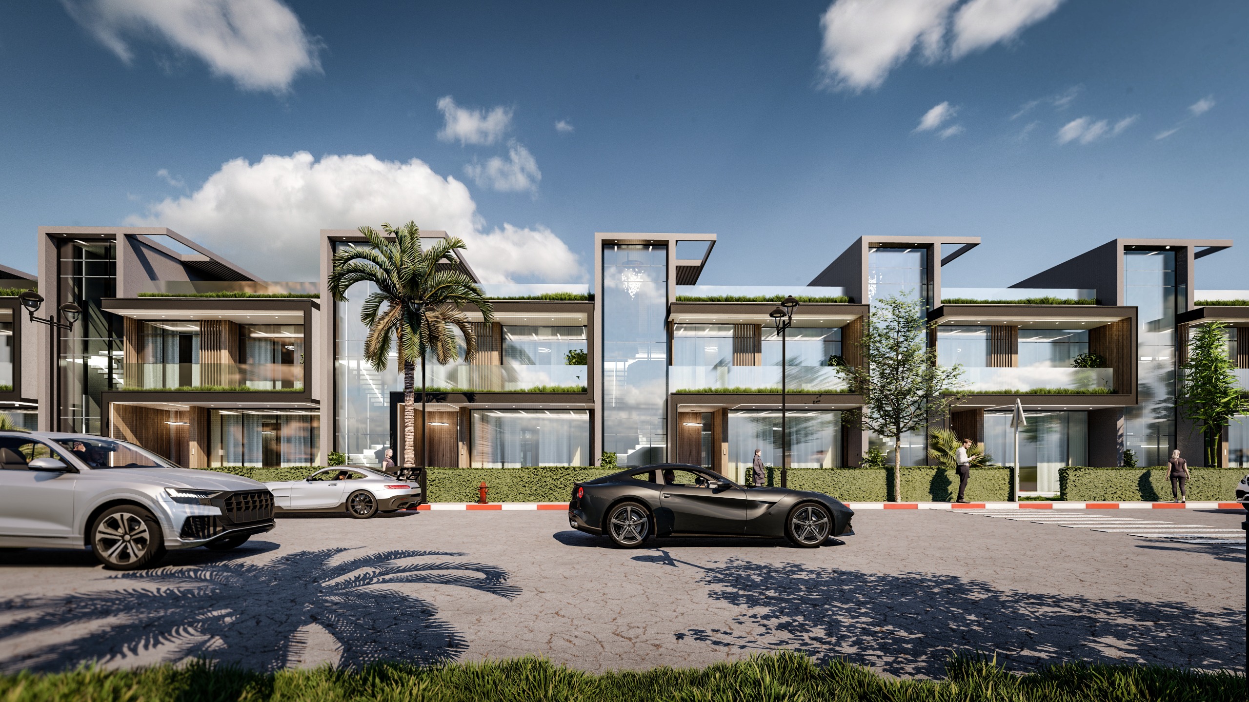 Piscine à débordement de la résidence Marina Vista