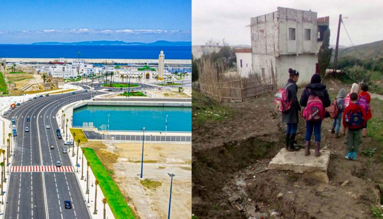 صورة تلخّص التناقض الصارخ بين طنجة الواجهة… وطنجة التي تُترك خارج دائرة الاهتمام.