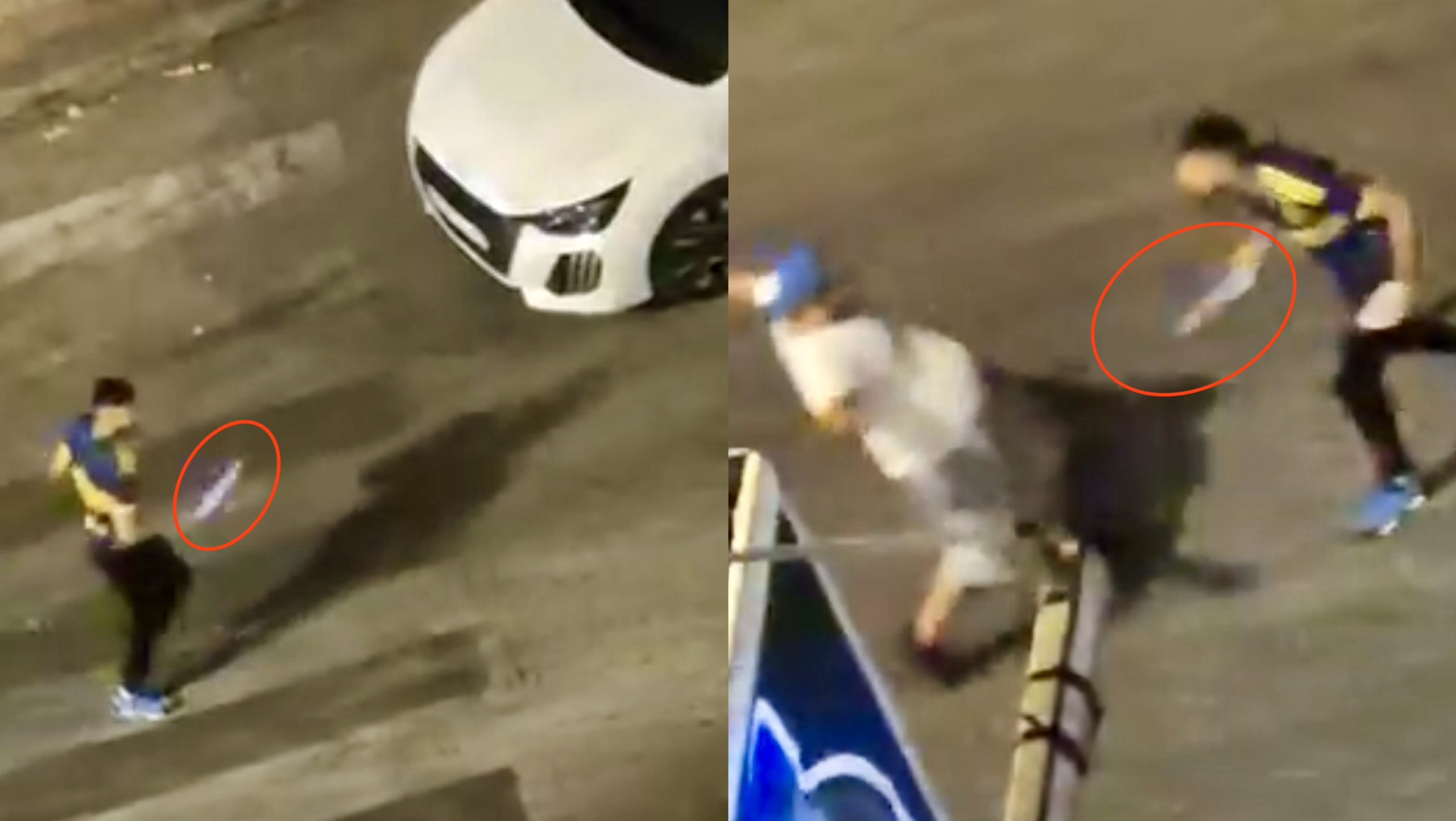 توقيف شخص بطنجة ظهر في فيديو وهو يعتدي على آخر بسلاح أبيض